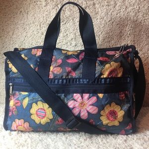 Lesportsac Retired Print Medium Weekend Travel Bag